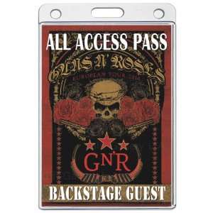  Guns and Roses All Access Laminated Pass V.I.P. 