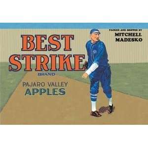  Vintage Art Pajaro Valley Apples Best Strike Brand 