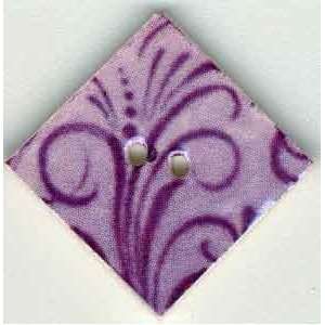  Jim Shore Lilac Flourish Diamond Button Arts, Crafts 