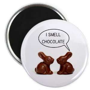   Chocolate Easter Bunny 2.25 Inch Locker Fridge Magnet
