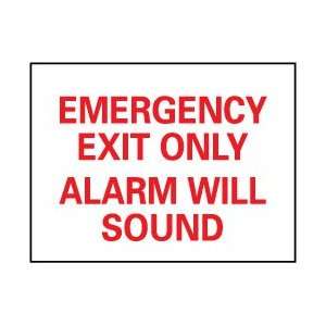  NMC Emergency Exit alarm 10x14 Information Series