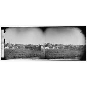  Civil War Reprint Warrenton, Virginia. Street view