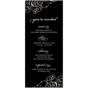 Corporate Event Invitations   Sophisticated Scrolls By Hello Little 