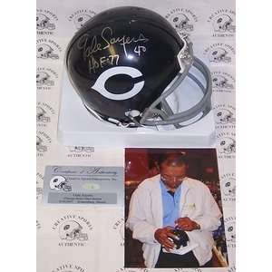  Gale Sayers Autographed Chicago Bears Riddell Mini Helmet 