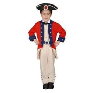   Colonial Soldier Child Costume Dress Up Set Size 12 14 Toys & Games