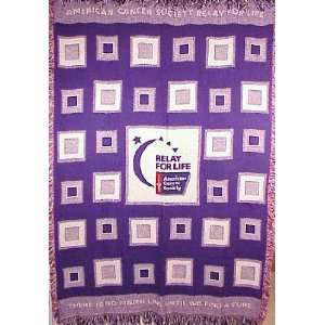  American Cancer Society Relay For Life Throw Blanket