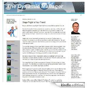  The Dynamic Manager Kindle Store Dave Donelson
