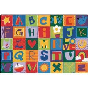  Carpets for Kids 3801 Alphabet Blocks Rug (4 x 6 