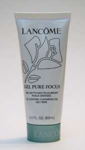 LANCOME GEL PURE FOCUS OIL CONTROL CLEANSING GEL OILY SKIN, in a 2 fl 