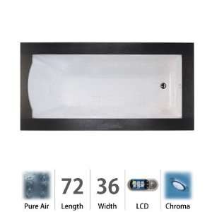 Jacuzzi FUZ7236 ALR 5CX W White Fuzion 72 x 36 Fuzion Drop In Luxury 