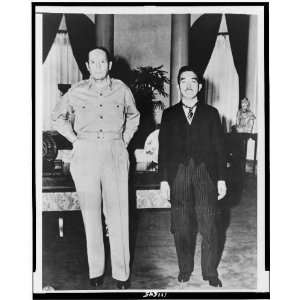  Hirohito, Douglas MacArthur, U.S. Embassy in Tokyo 1945 