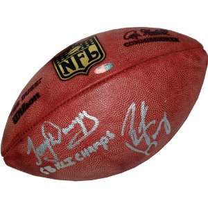  Tony Dungy and Peyton Manning Autographed Duke Football 