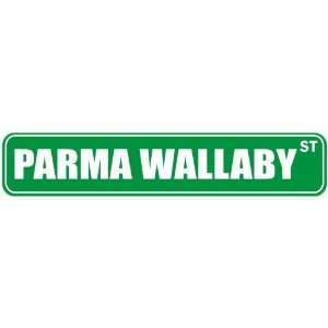   PARMA WALLABY ST  STREET SIGN