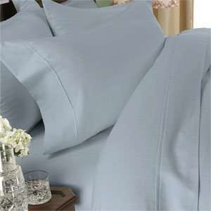   cotton 500 Thread Count Bed Sheet Set Blue   King.