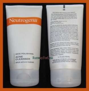 NEUTROGENA Skin Polishing Acne Cleanser 5.1 oz 150 ml New  