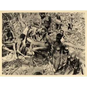  1930 Nuer Girls Women Sudan Africa Hugo Adolf Bernatzik 