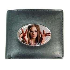 Avril Lavigne Mens Leather Wallet Credit Card Gift  