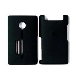 Cuffu   Black   Kyocera E1100 smooth rubber hard case cover + SCREEN 