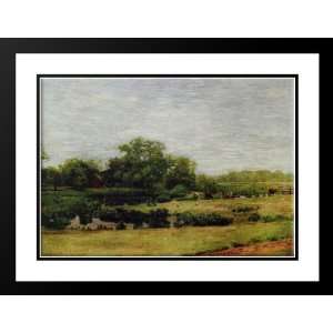 Eakins, Thomas 38x28 Framed and Double Matted The Meadows 