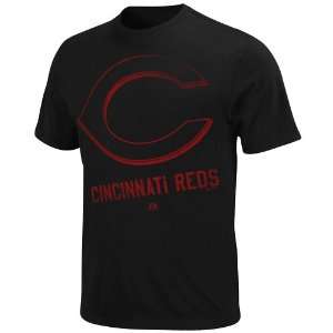 Majestic Cincinnati Reds Winning Sign T Shirt   Black  