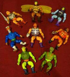 1983 Lot of 8 He Man He Man Mattel Action Figures Toys  