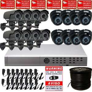 VideoSecu 16 Channel H.264 Network Web Remote Monitoring CCTV Security 
