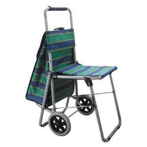   Out and About Roller   Storage Tote and Folding Chair
