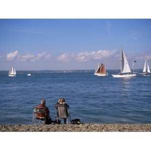  out to Sea Over the Solent, Portsmouth, Hampshire, England, United 