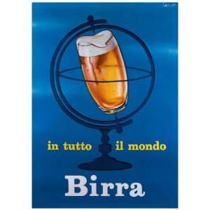  In Tutto il Mondo Birra Giclee Poster Print by E. Arvati 