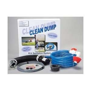 The CLEAN DUMP RV Permanent Mount Macerator System  Sports 