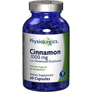  PhysioLogics   Cinnamon w/Chromium Pic. 1000 mg 60 caps 