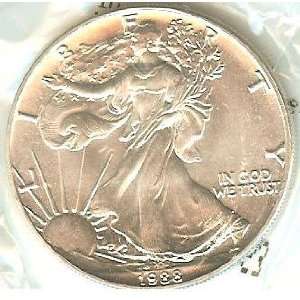  1988 Silver American Eagle Brilliant Uncirculated Coin 