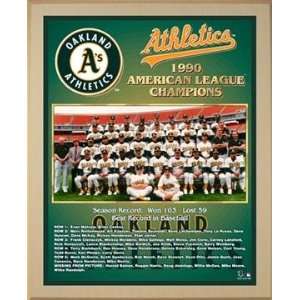  1990 American League Champions Oakland Athletics Championship 