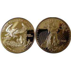  2009 $50 American Eagles Gold Coin   Replica Everything 