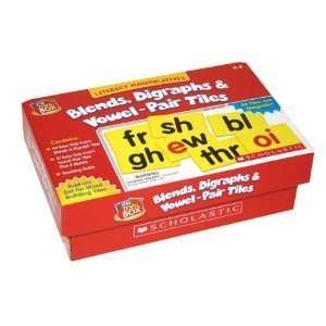   Red Tool Box   Blends  Digraphs & Vowel Pair Tiles