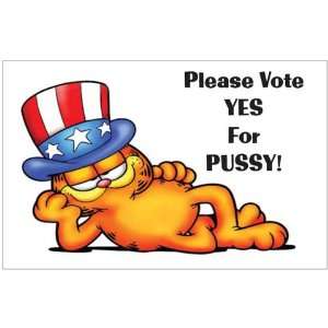    Postcard (Large) GARFIELD   Please Vote YES 