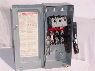 Square D HEAVY DUTY Safety Switch 30A # H321N  