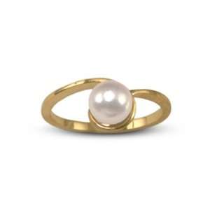  Orbit Japanese Akoya Cultured Pearl Ring American Pearl Jewelry