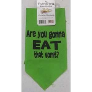  Are You Gonna Eat That Vomit?, Lime Green miniature 