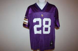 NEW MENDED Adrian Peterson #28 Minnesota Vikings YOUTH LARGE L 14 16 