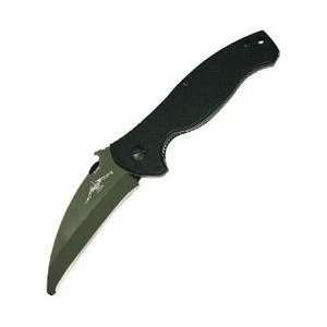  Emerson Knives Emerson Safety SARK Black Plain G10 Handle 