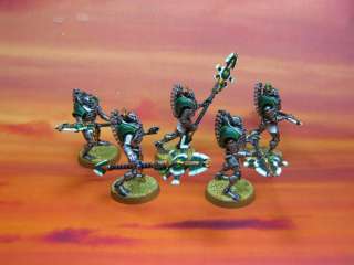 Warhammer 40K painted Necron Lychguards armed with warscythes  