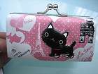Wara Neko black cat lipstick case / Coins bag Purse P+P