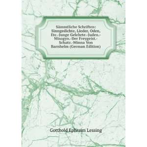  (German Edition) (9785876719645) Gotthold Ephraim Lessing Books