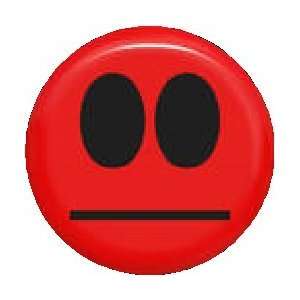  ANGRY RED Emoticon Smiley Smile Face 1.25 MAGNET 