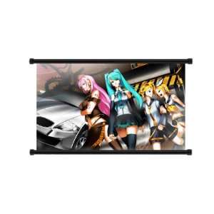  Vocaloid Hatsune Miku and Luka Megurine Anime Fabric Wall 