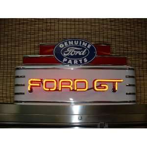  Ford GT Automobile Neon Garage Sign   Sports Memorabilia 