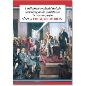  Funny Birthday Card Constitution Humor Greeting Ron Kanfi 