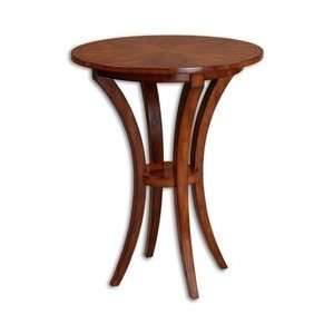  Ericson Bistro Table with Antique Pecan Finish