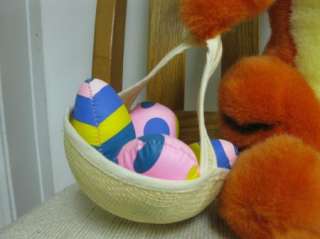 Disney Plush Tigger Easter Bunny basket egg 21 inches  